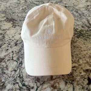 Anine bing peach baseball hat